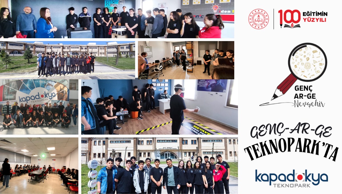 Genç AR-GE Projesi Kapsamında Öğrencilerimiz Kapadokya Teknopark'ı Ziyaret Etti