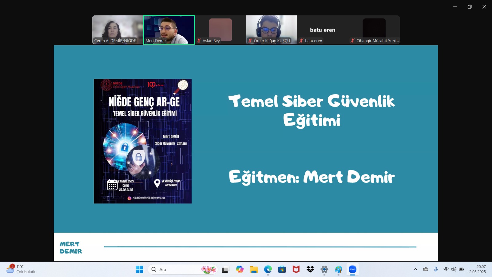 Genç ARGE ile Temel Siber Güvenlik Eğitimi