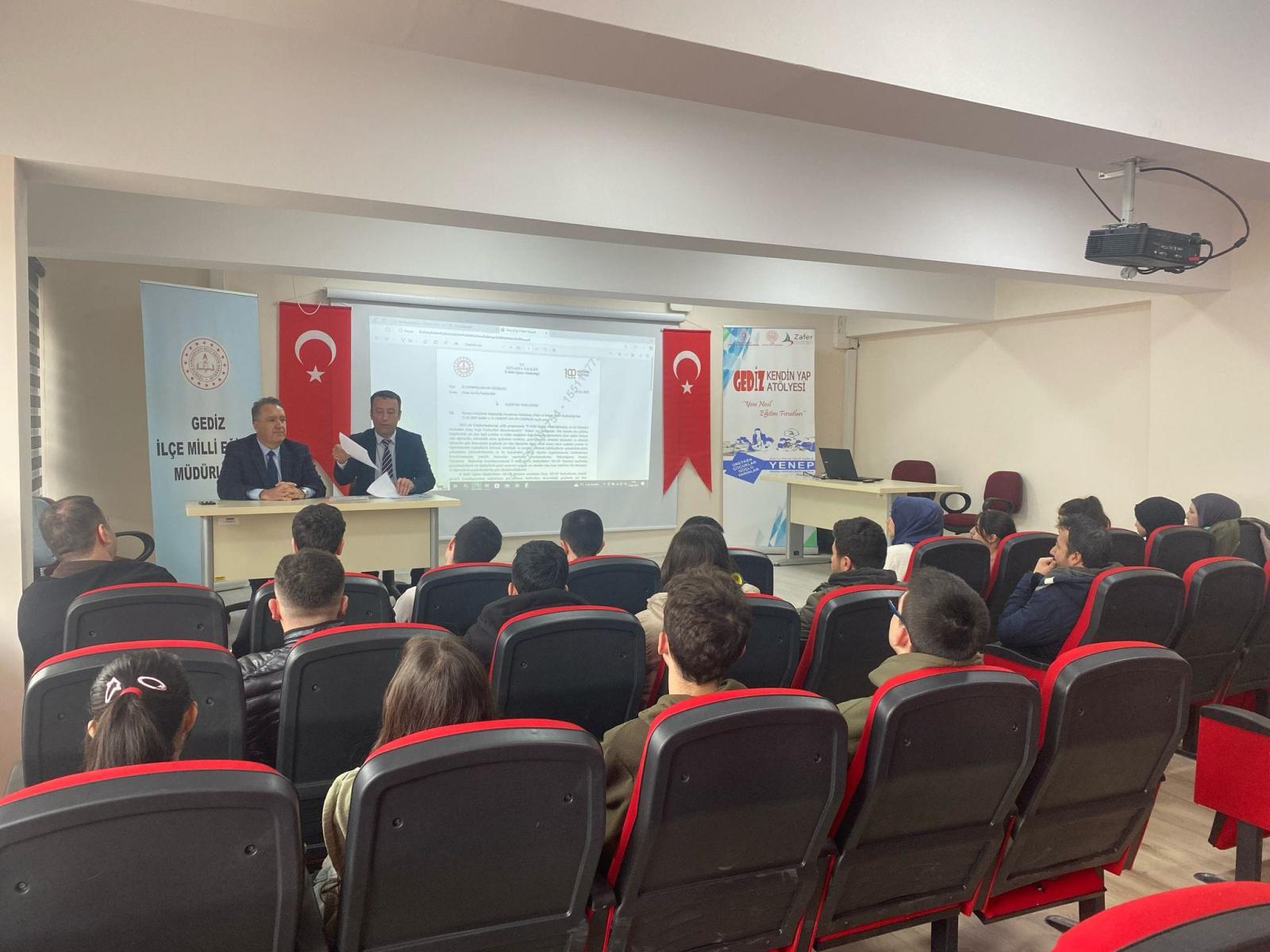 Kütahya Gediz’de Genç AR-GE Faaliyetleri İçin Planlama Toplantısı Yapıldı