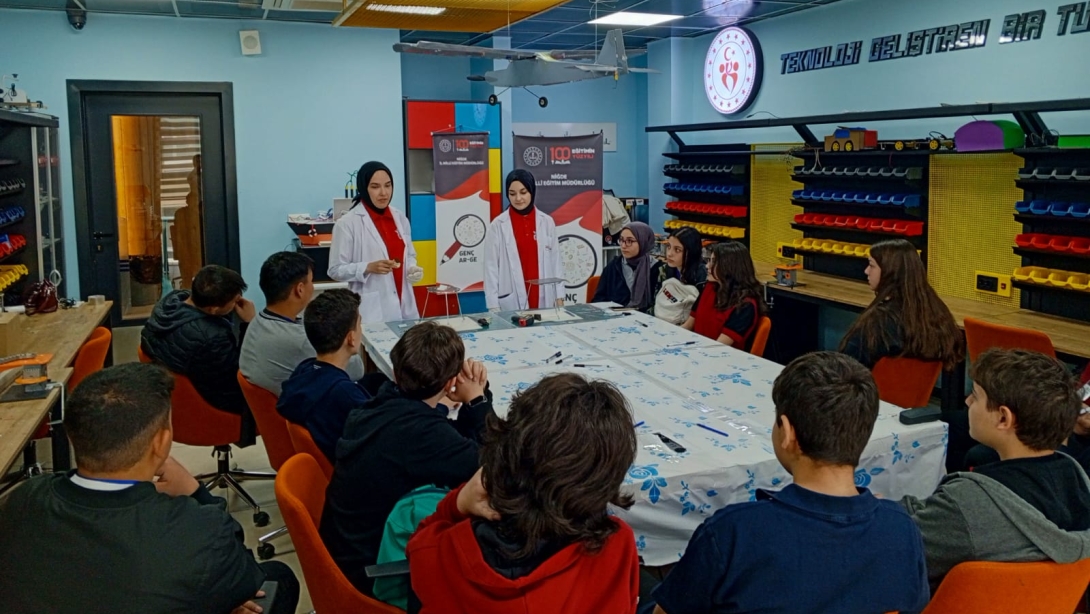 Niğde Genç AR-GE ile Nanoteknoloji ve Malzeme Bilimi Atölyesinde Bilimsel Keşif!
