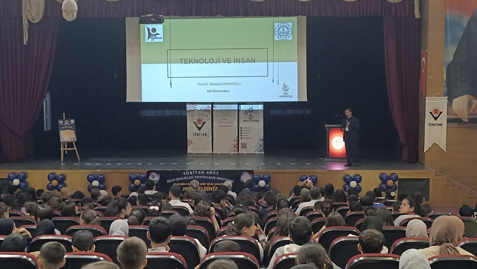 Genç AR-GE Faaliyetleri Kapsamında "Teknoloji ve İnsan" Konulu Bilim Söyleşisi Düzenlendi.