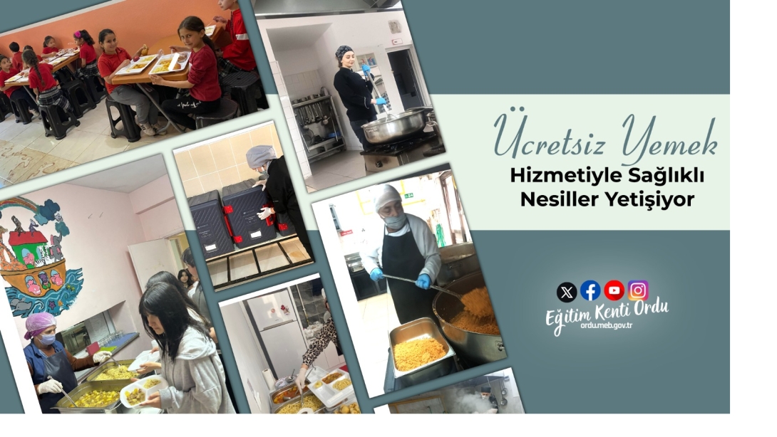 Ücretsiz Yemek Hizmetiyle Sağlıklı Nesiller Yetişiyor