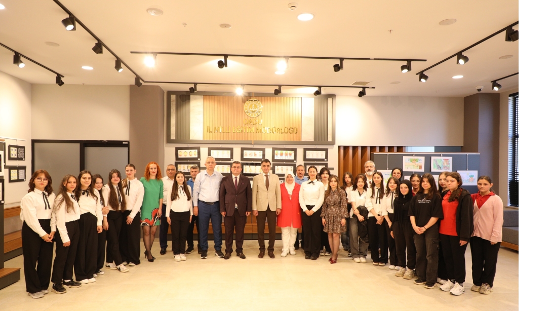 Altınordu Boztepe Kız MTAL Öğrencilerinden Yıl Sonu Sergisi