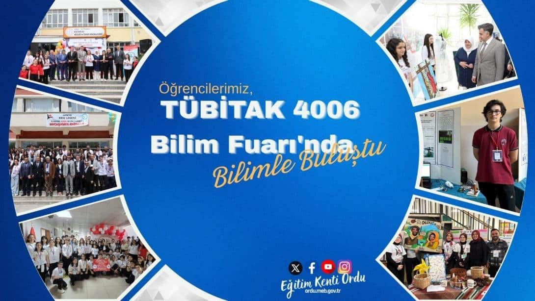 Öğrencilerimiz, TÜBİTAK 4006 Bilim Fuarları'nda Bilimle Buluştu