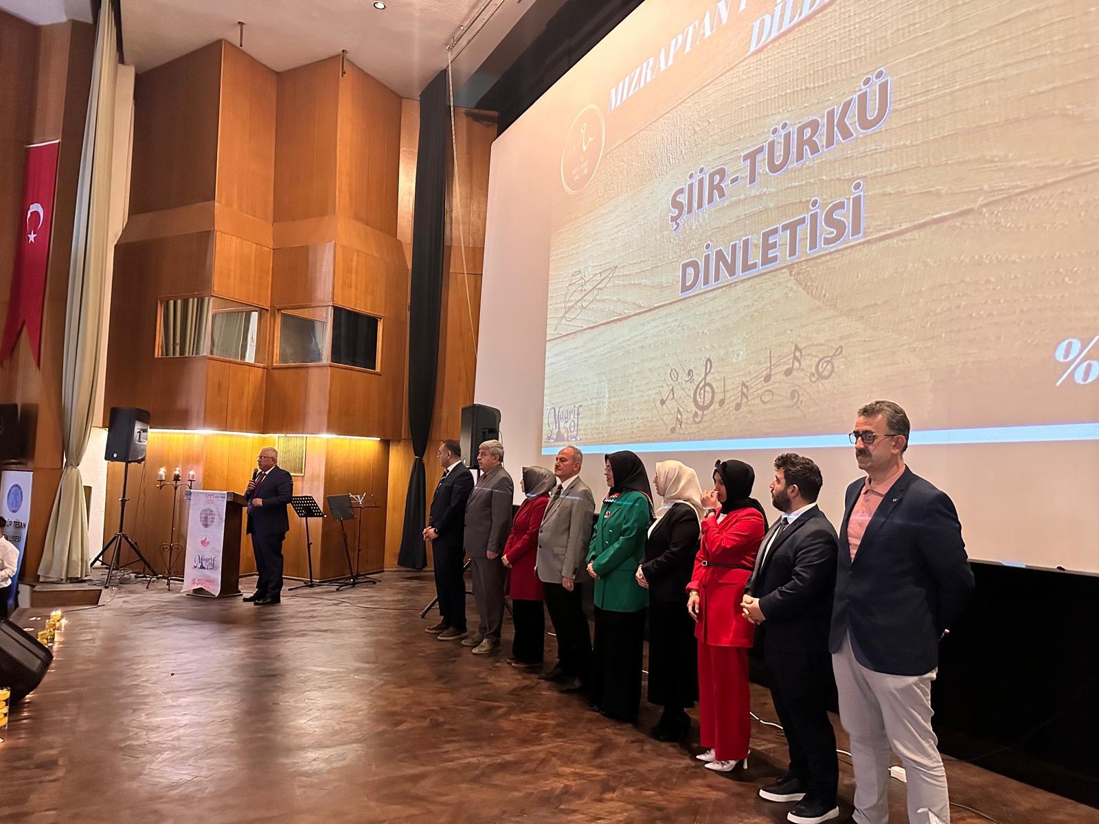 "Mızraptan Yüreğe, Dilden Gönüle" Şiir ve Türkü Dinletisi Ürgüp'te Gerçekleştirildi