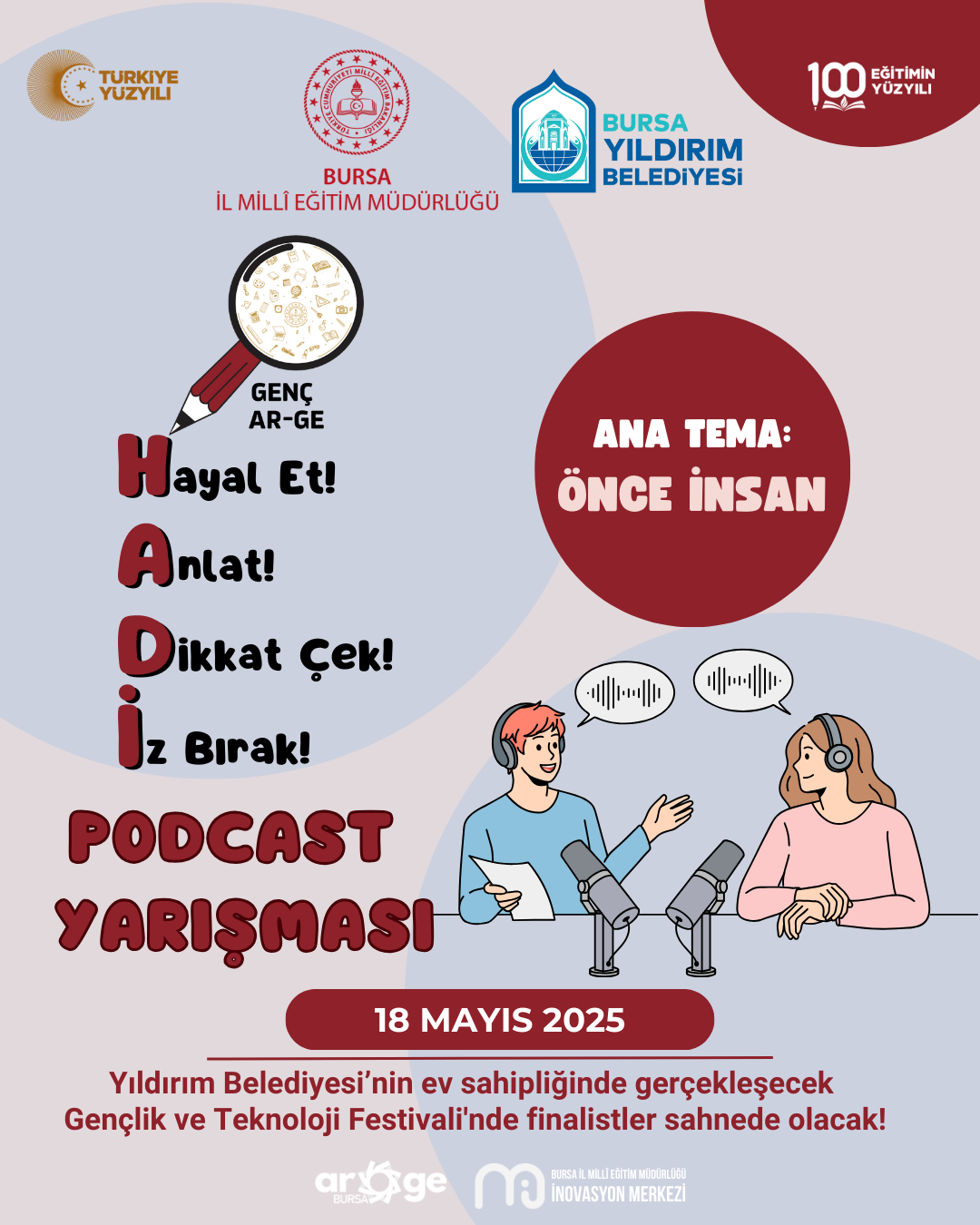 BURSA GENÇ AR-GE H.A.D.İ. PODCAST YARIŞMA ETKİNLİĞİ