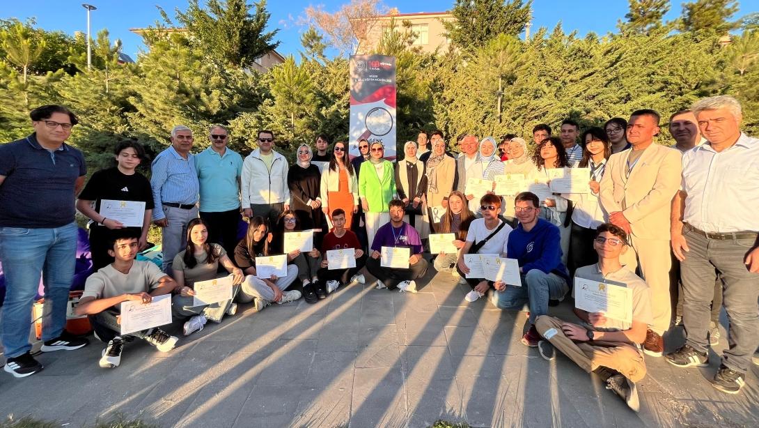 NİĞDE GENÇ AR-GE TELESKOP VE PLENETARYUM ETKİNLİĞİ - SERTİFİKA TÖRENİ