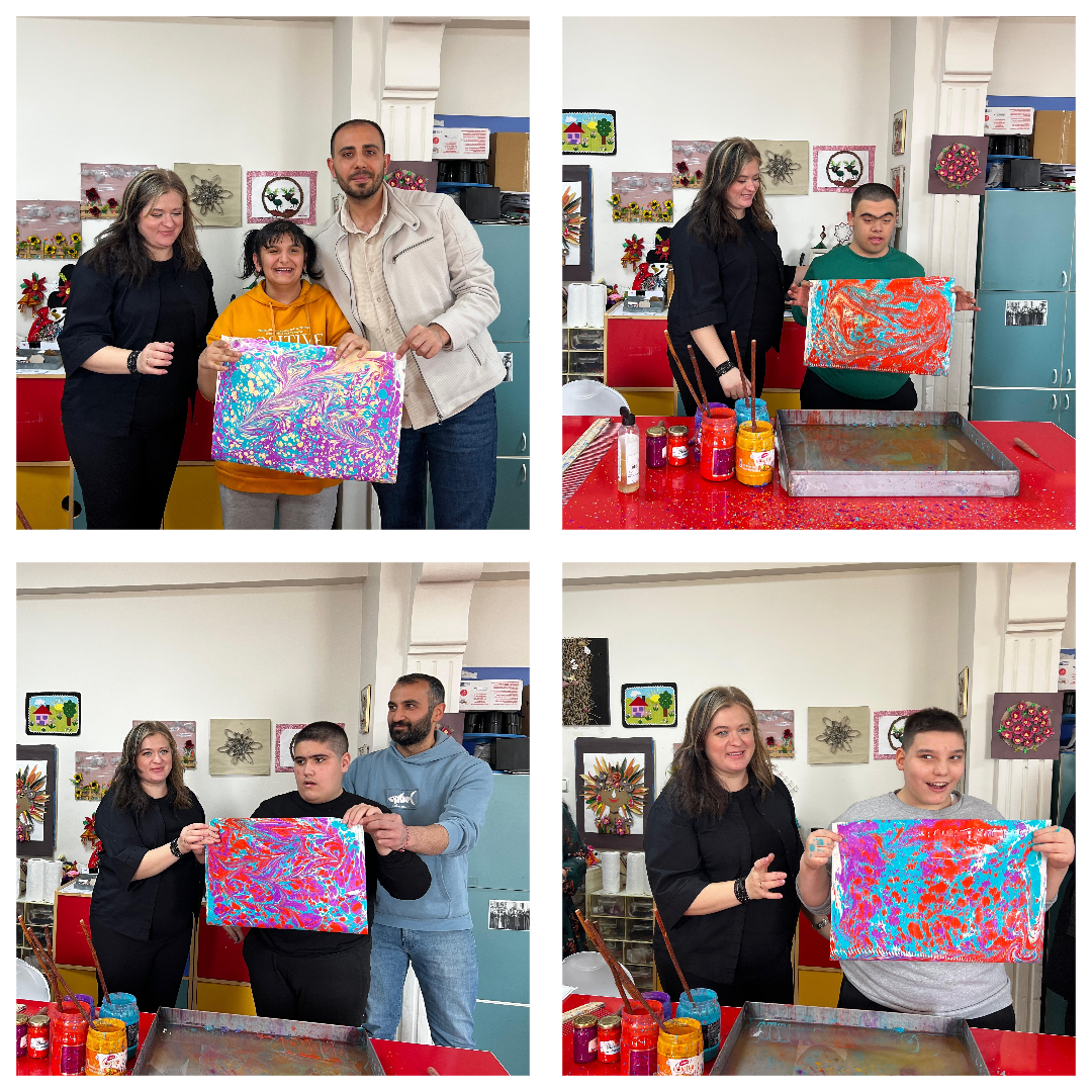 Ankara Genç AR-GE Projesi Faaliyetleri Kapsamında, Polatlı İlçe Milli Eğitim Müdürlüğü Özel Eğitim Uygulama Okulunda “Yaşam Becerileri ve Ebru” Atölyesi