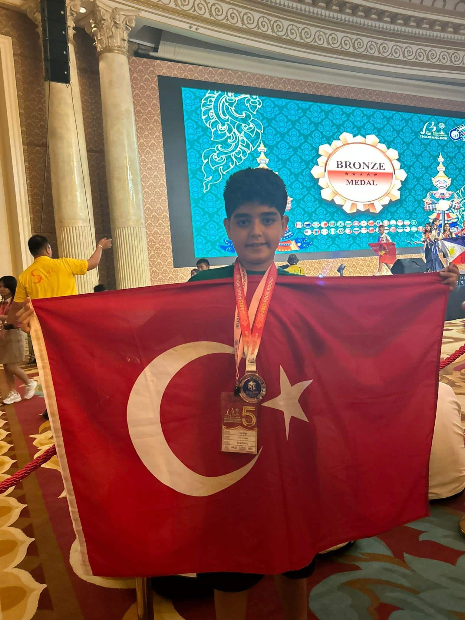 13. World Mathematics Invitational (WMI) finalinde öğrencimiz Ezel Ali Altın'ın büyük başarısı.