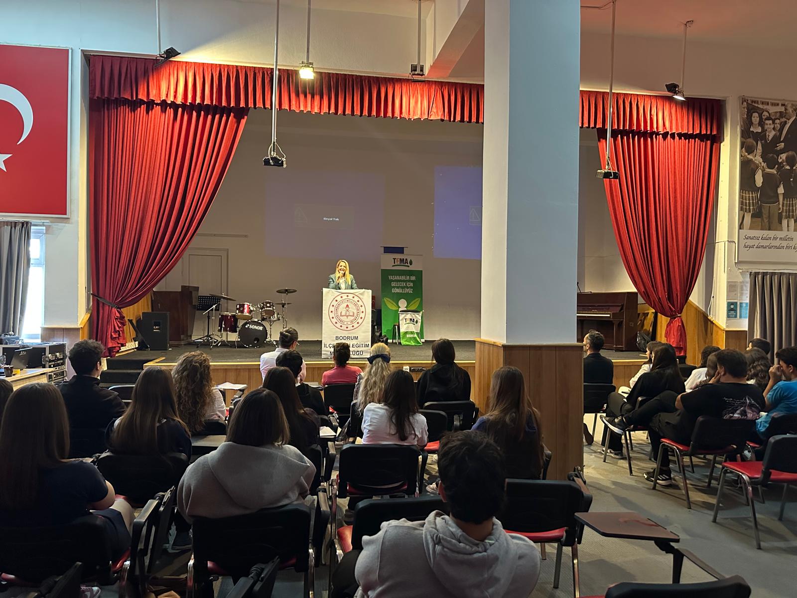 BODRUM GENÇ AR-GE TEMA VAKFI ''İKLİM DEĞİŞİKLİĞİ VE FARKINDALIĞI'' ATÖLYESİ