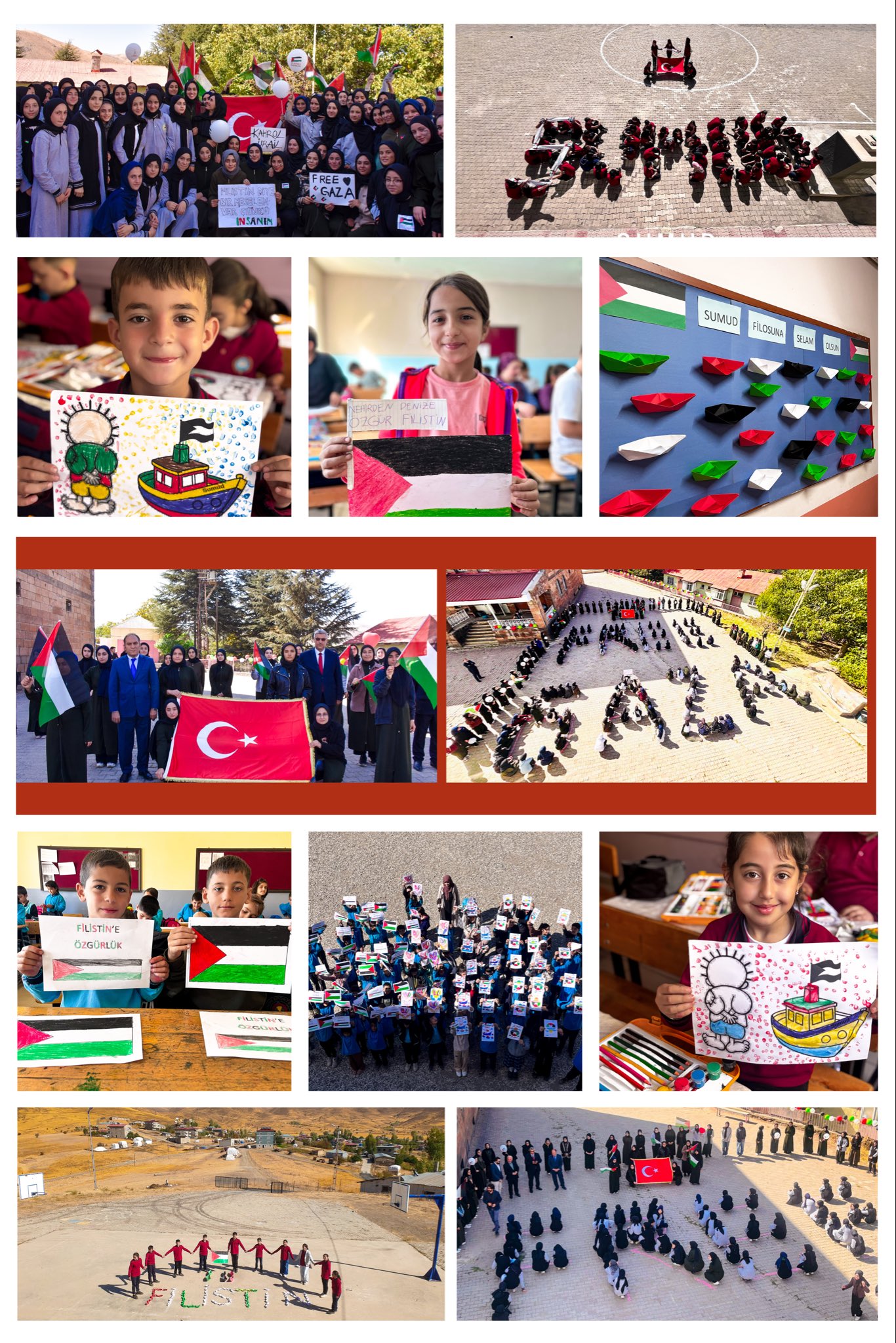 Genç AR-GE  neferleri Gazze için tek yürek