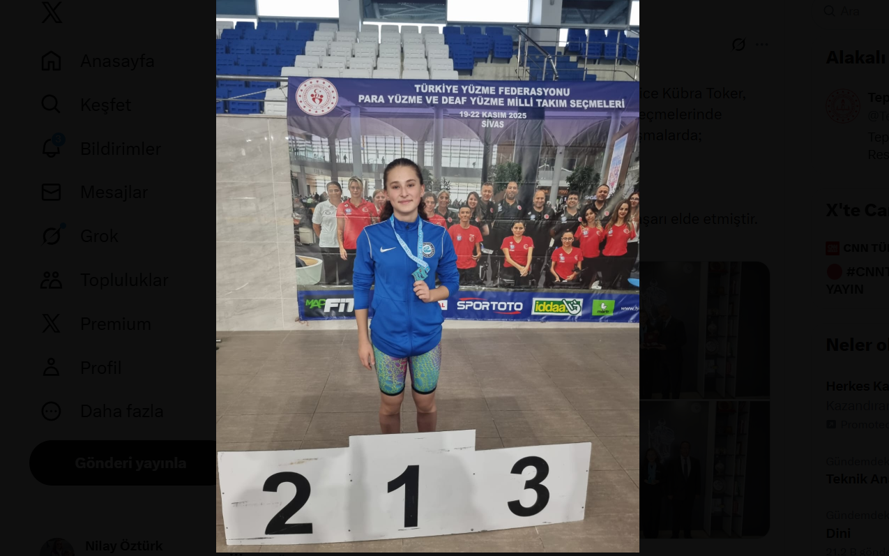 Gazi Mustafa Kemal Anadolu Lisesinden Ulusal Başarı: Hatice Kübra Toker 7 Madalya Kazandı!