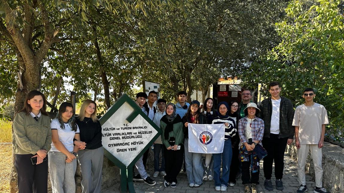 "Genç Kaşifler Ekibimiz" Oymaağaç Höyüğü Ören Yeri Ziyareti
