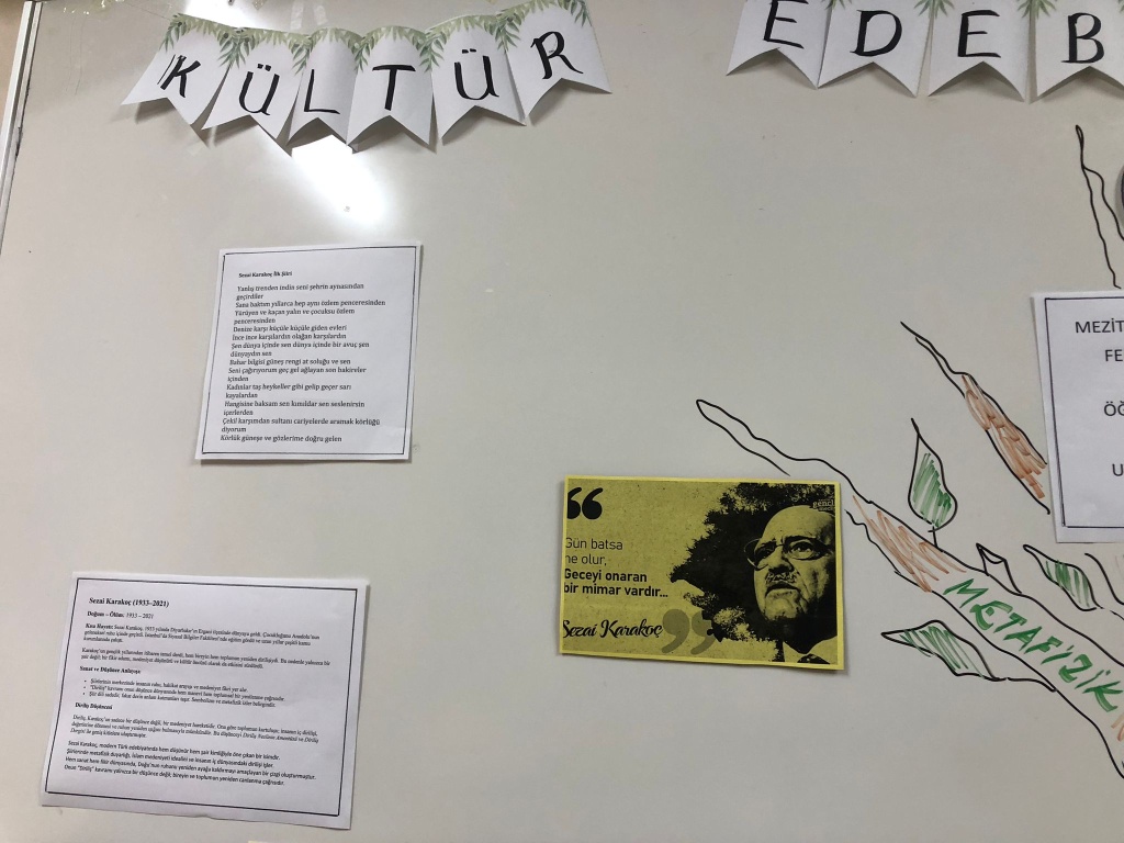 Mezitli Anadolu İmam Hatip Lisesi Kültür Edebiyat Kulübü Çalışması