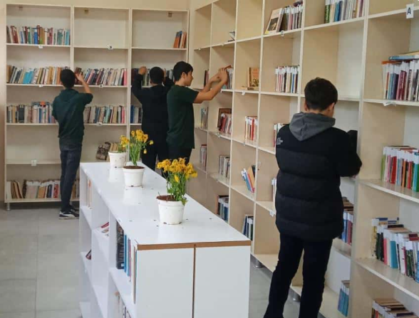 Kütüphanemiz Öğretmen ve Öğrencilerimizin İşbirliğiyle Yenilendi