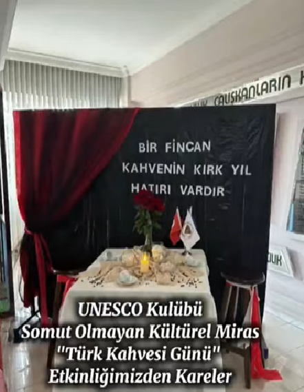 UNESCO Kulüp Türk Kahvesi Etkinliği