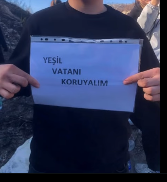 Yangın Bölgesi’nde Anlamlı Fidan Dikim Etkinliği