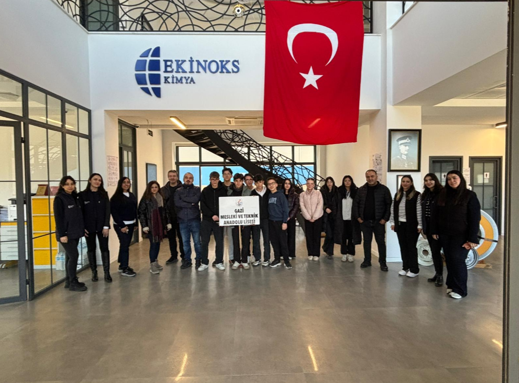 Kimya Eğitiminde Saha Tecrübesi: Gazi MTAL Öğrencileri Ekinoks Kimya’da Üretimin Kalbine İndi