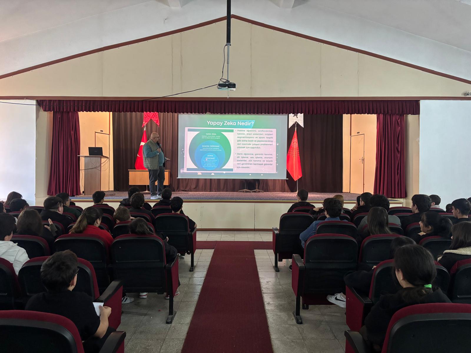 YAPAY ZEKA İLE DÖNÜŞEN MESLEKLER VE EĞİTİMDE AL SEMİNERLERİ; KEÇİÖREN GENÇ AR-GE