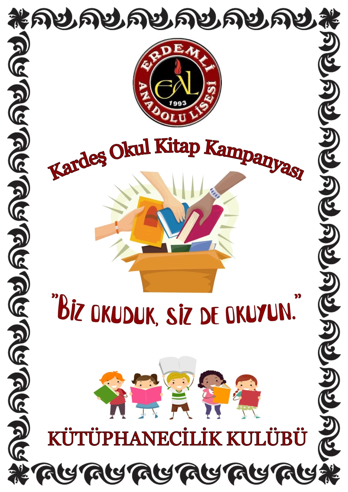 Erdemli Anadolu Lisesinden Anlamlı Dayanışma: Kardeş Okulumuza Kitap Köprüsü