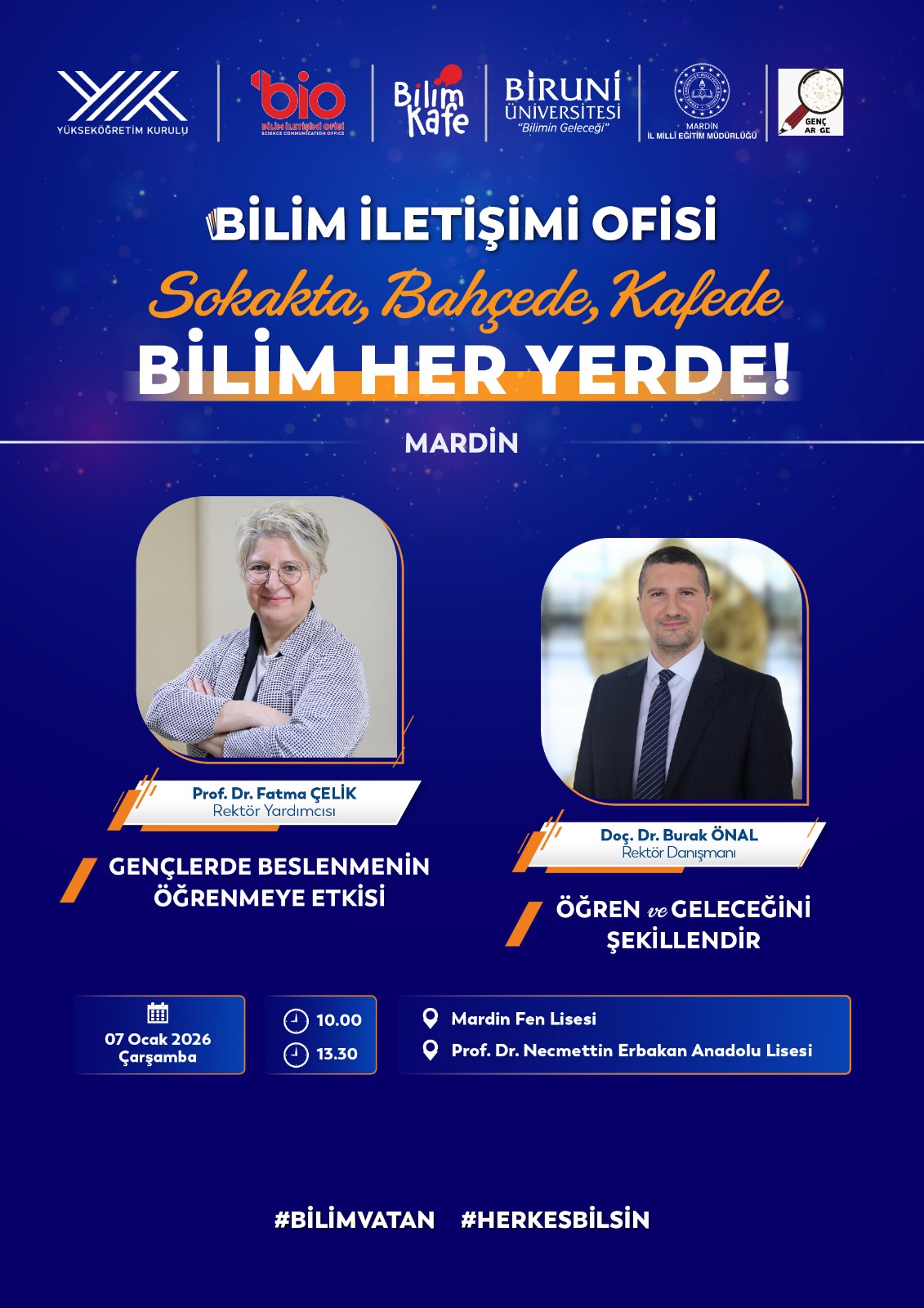 Sokakta, Bahçede, Kafede Bilim Her Yerde !