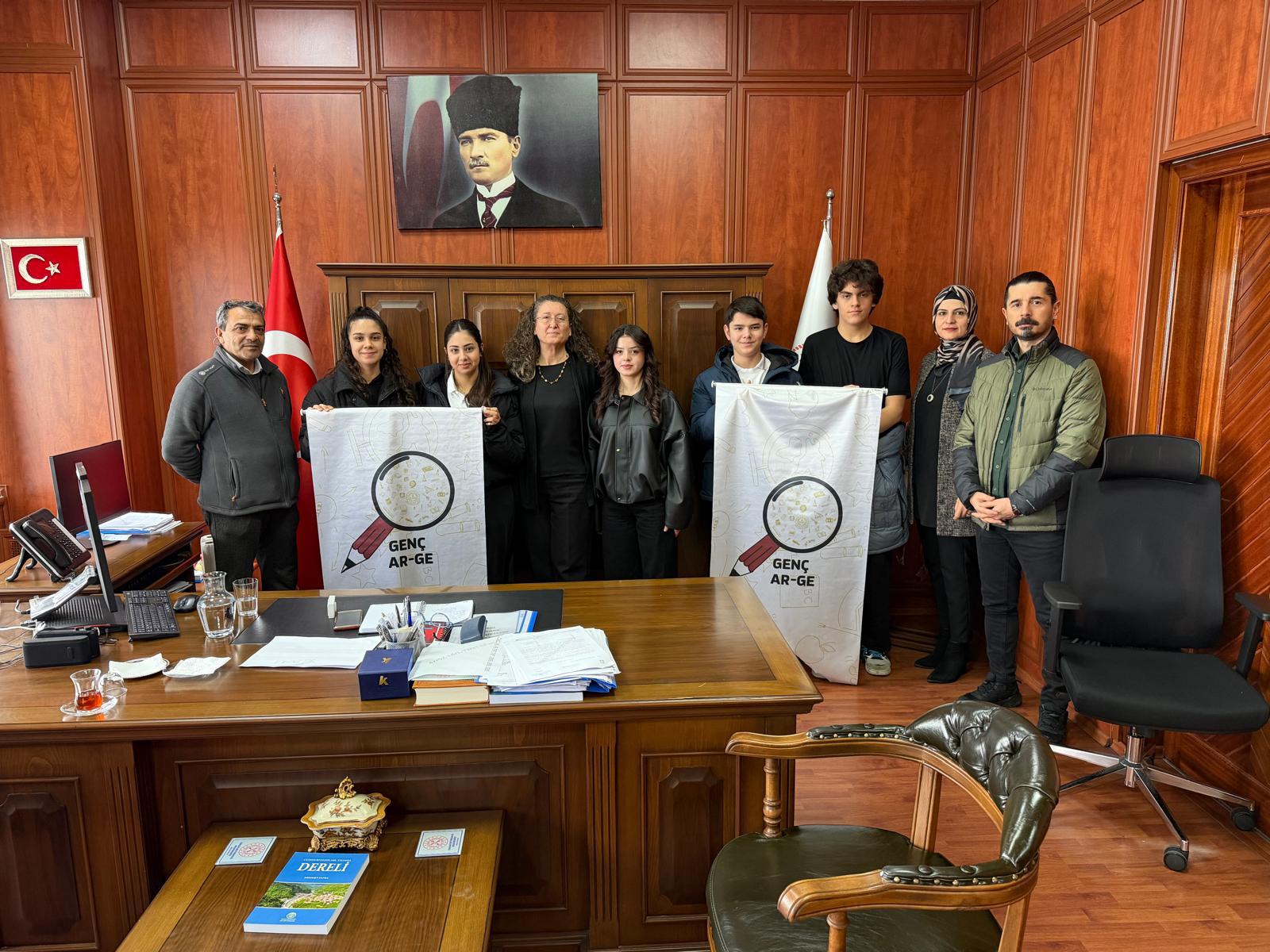 "SIRA BANA GELİNCE” GENÇ AR-GE PROJESİ KAPSAMINDA GİRESUN DEFTERDARLIĞI ZİYARETİ GERÇEKLEŞTİRİLDİ