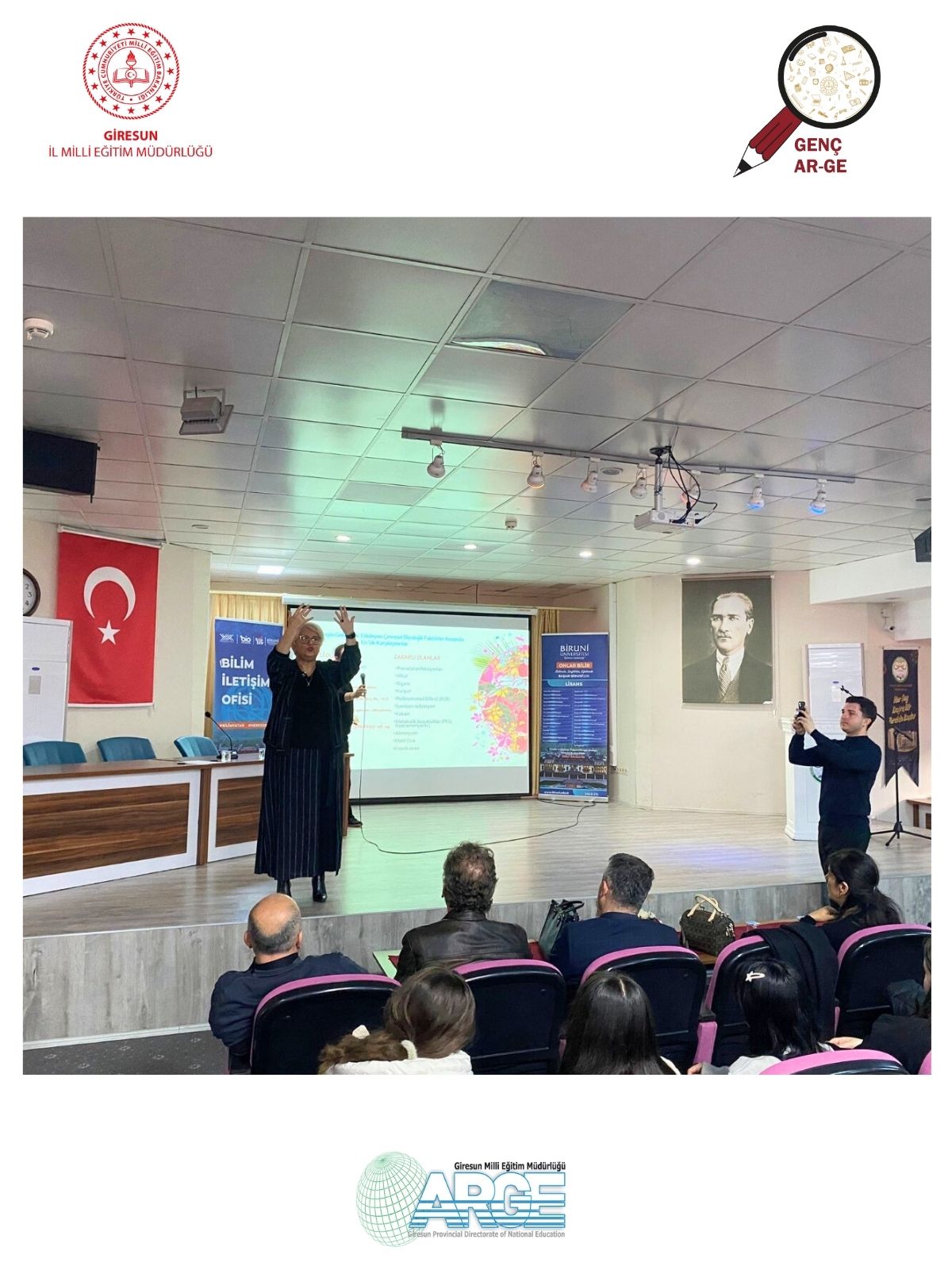 "Gençlerle Beslenmenin Öğrenmeye Etkisi, Öğren ve Geleceğini Şekillendir Semineri" Düzenlendi