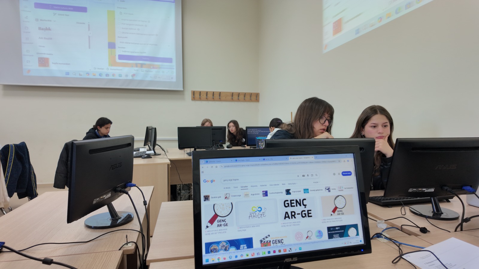 Genç AR-GE Akran Nezaketi Temalı Canva Atölyesi