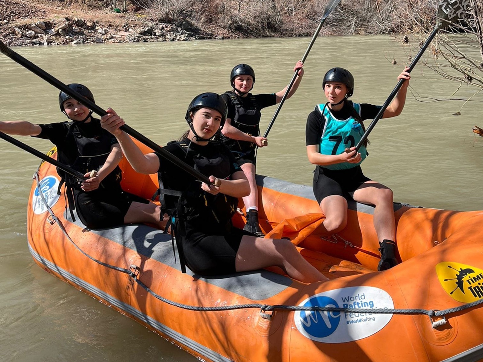 Espiye Şehit Cengiz Sarıbaş MTAL U19 Kız Takımı Rafting Türkiye Şampiyonu