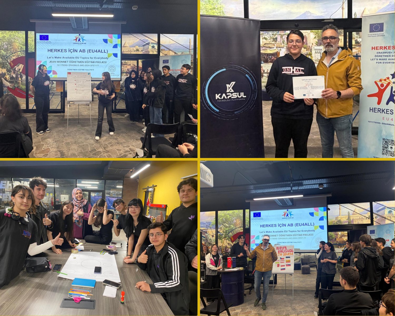 GENÇ AR-GE KAPSAMINDA ERASMUS+ JEAN MONNET ETKİNLİĞİ GERÇEKLEŞTİRİLDİ