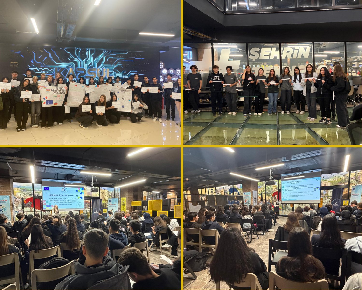 GENÇ AR-GE KAPSAMINDA ERASMUS+ JEAN MONNET ETKİNLİĞİ GERÇEKLEŞTİRİLDİ