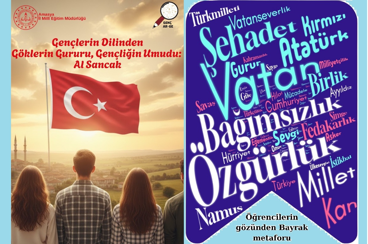 Gençlerin dilinden göklerin gururu, gençliğin umudu: Al sancak