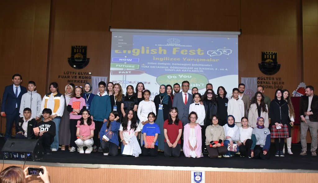 Öğrenciler İngilizceyi Sahneye Taşıdı: Karaman'da English Fest Finali