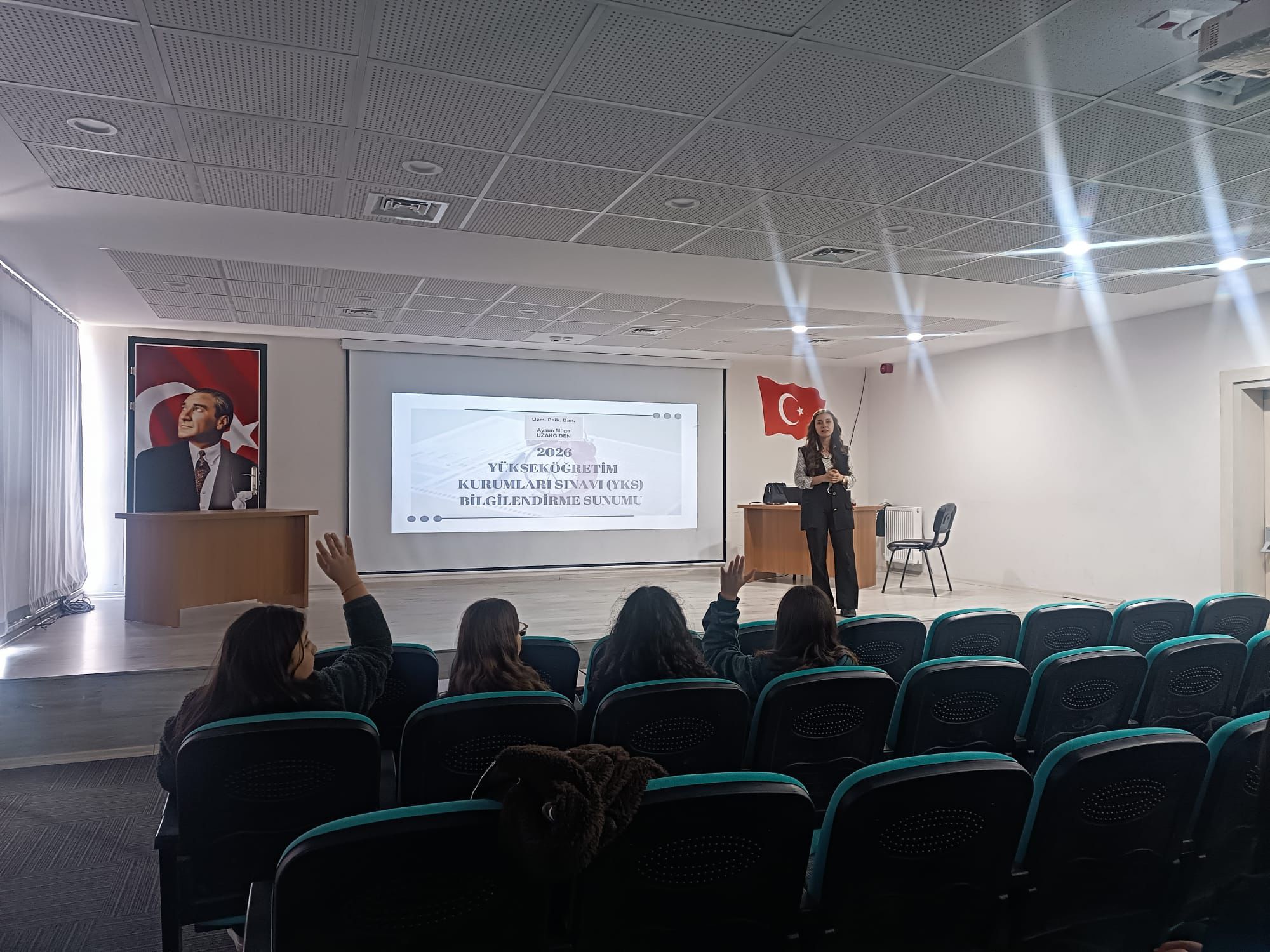 YATAĞAN GENÇ AR-GE SINAV SİSTEMİNİ TANITMA VE BÖLÜMLERE YÖNLENDİRME