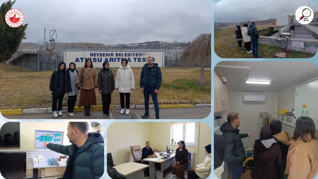 Geleceğimiz İçin Su Projesi Kapsamında Şehit Demet Sezen Kız Anadolu İmam Hatip Lisesi Öğrencilerimiz Nevşehir Belediyesi Atıksu Arıtma Tesisini Ziyaret Etti