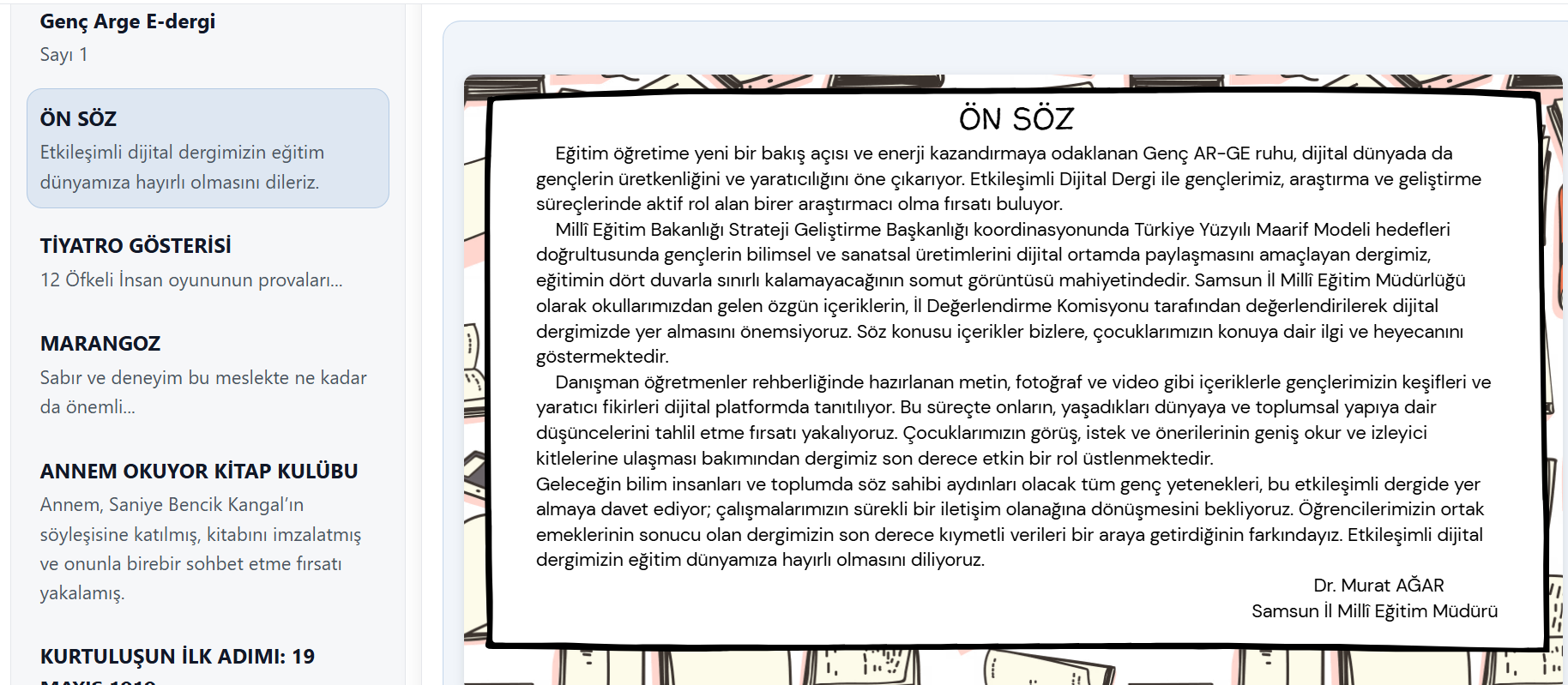 Genç AR-GE’den Dijital Dönüşüm: Genç E-Dergi